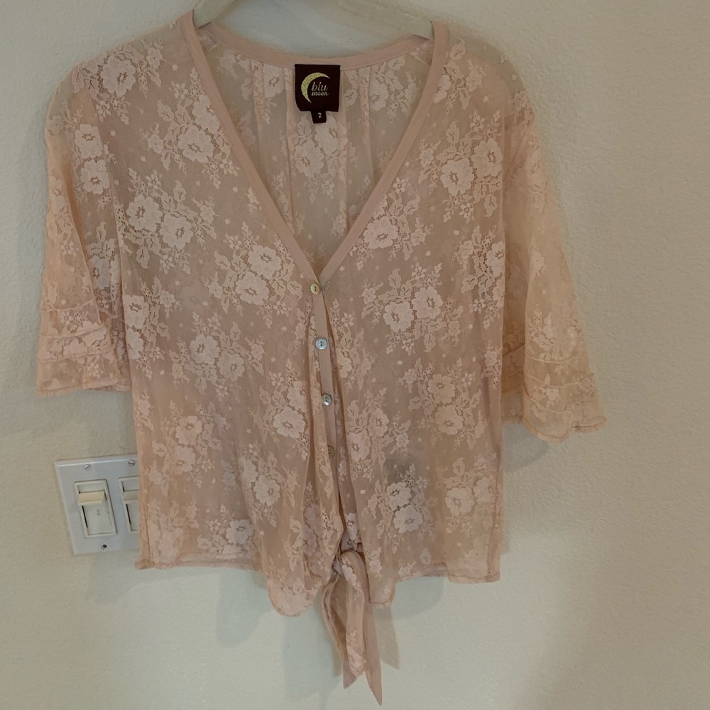 Blu Moon Lace Blouse